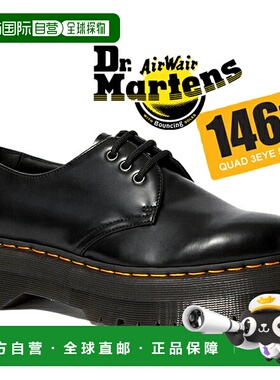 日本直邮Dr.Martens马丁1461 Quad黑色厚底3孔马丁鞋25567001