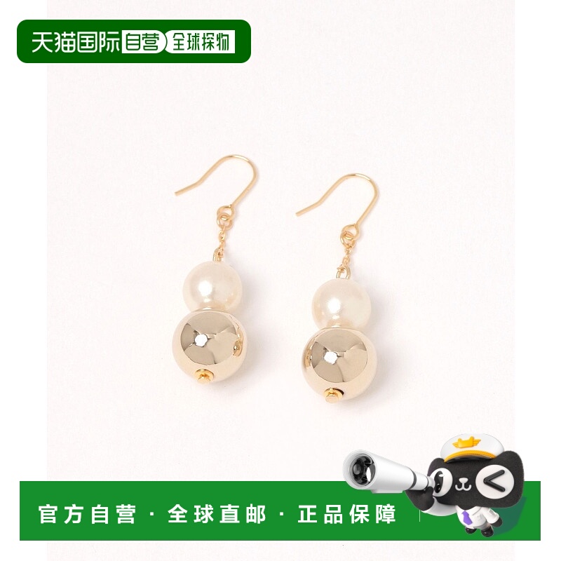 1h可退 日本直邮daily CLIP 女士 异材质组合钩针耳环 日本制造 5