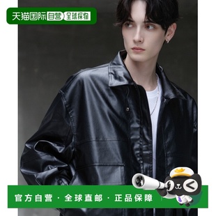 男女同款 BULLET PU皮革 半拉链 1h可退 2夹克 日本直邮SILVER