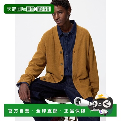 日潮跑腿UNIQLO优衣库 羊毛V领开衫 478547