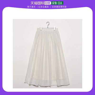 【日本直邮】STYLEBLOCK 圆点花纹雪纺喇叭裙（关）长裙