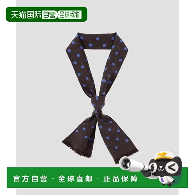 日本直邮MARGARET HOWELL SILK TWILL POLKA DOT TIE SCARF 丝巾