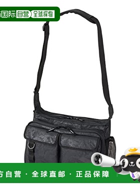 【日本直邮】Daiwa达亿瓦  单肩包 (D) 黑色 15×33×24cm