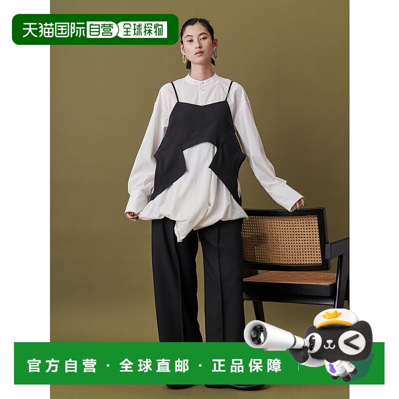 1h可退 日本直邮UN3D. 女士立体剪裁口洞细节喇叭裤 522520701101