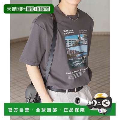 1h可退 日本直邮SENSE OF PLACE 男士 Cityscape photo 短袖T恤