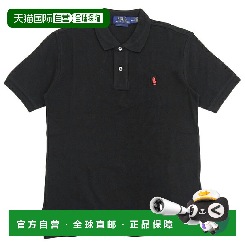 日本直邮Ralph Lauren 服装 男士女士短袖 Polo 衫 M 棉质黑色 CO