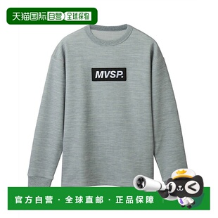 S.F.TECH箱型标志华夫格圆领运动卫衣 男士 DMM Descente 日本直邮