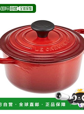 【日本直邮】Le Creuset波洛锅可可锅樱桃红色电磁炉煤气灶通用16