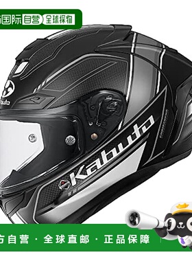 【日本直邮】Ogk Kabuto 全盔 F17 FORTE  稳定舒适 黑灰色 XL