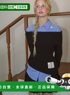 1h可退 日本直邮VITALSIGN 女装复古设计感落肩针织衫 AW4722S167