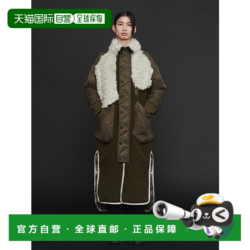 1h可退 日本直邮UN3D. 女士 宽松仿毛领抽绳外套 522560001301