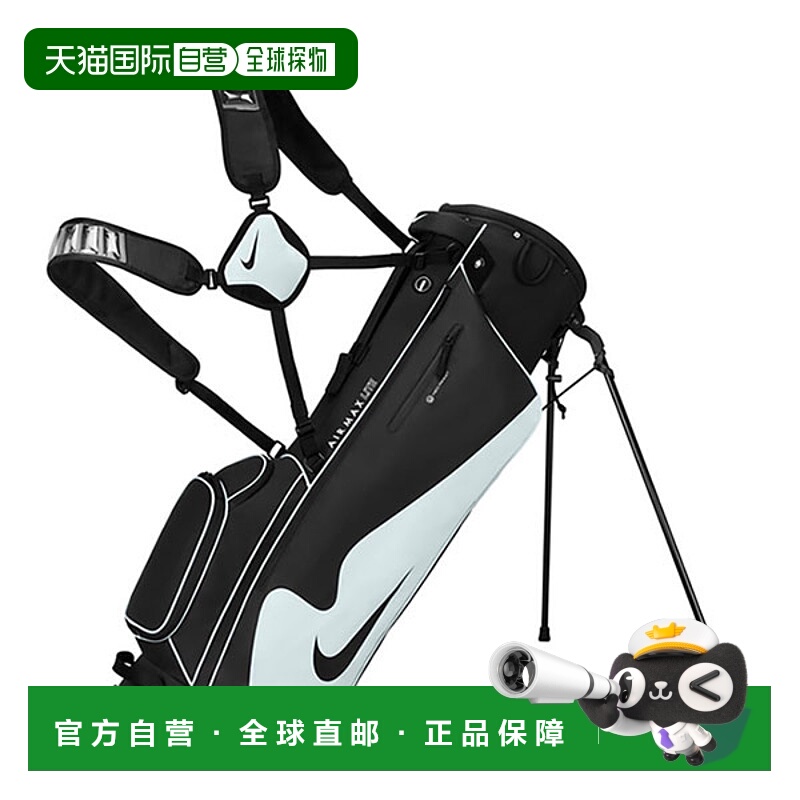 日本直邮Nike Air Max Lite GF3018 立式球童包黑色 x 纯铂金 x 0
