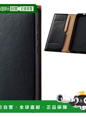 【日本直邮】宜丽客三星A21意大利软皮手机壳NEROPM-G204PLFYILBK