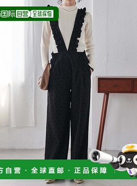 日本直邮RANAN 荷叶边设计连身裙 [R05096EW014181]背带裤