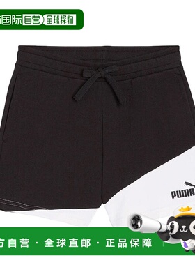 日本直邮PUMA-PUMA（儿童）儿童女孩Puma Power色块短裤681388 01