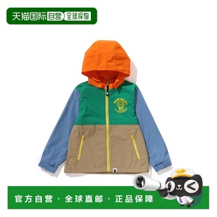 儿童多色连帽夹克 1h可退 APE BATHING 2L80340005 日本直邮A