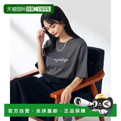 1h可退 日本直邮a.v.v 女士经典印花短袖T恤 K2KGA29034