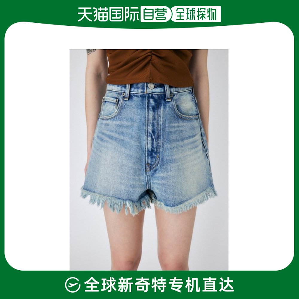 日本直邮MOUSSY 女士高腰短裤 春夏休闲时尚女装 舒适透气 配合短