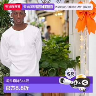 日本直邮AVIREX DAILY THERMAL L/S HENLEY NECK T-SHIRT 长袖T恤