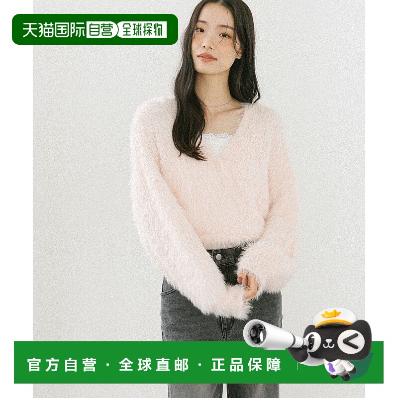 1h可退 日本直邮Heather 女装 针织开衫+蕾丝吊带两件套 605965