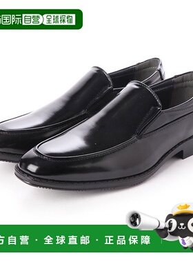 【日本直邮】Gino Zeeno 商务鞋男宽 3EEE 防滑套穿 U 尖莫卡辛男