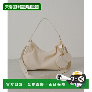 日本直邮Chico 女装 皮质拼接半月托特包 饰有零钱包吊饰 CHZ1052