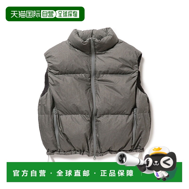 1h可退 日本直邮BEAMS 男士宽松羽绒风格背心 宽大数据 安全口袋