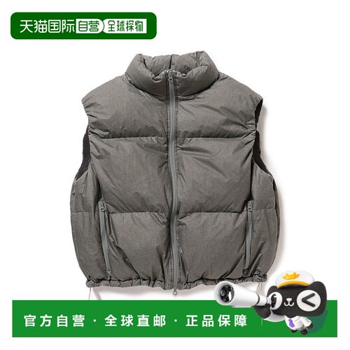 1h可退 日本直邮BEAMS 男士宽松羽绒风格背心 宽大数据 安全口袋