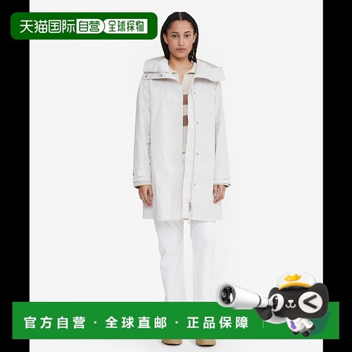 日本直邮AIGLE 透湿防水连帽长款夹克外套 [AI715EW14507]