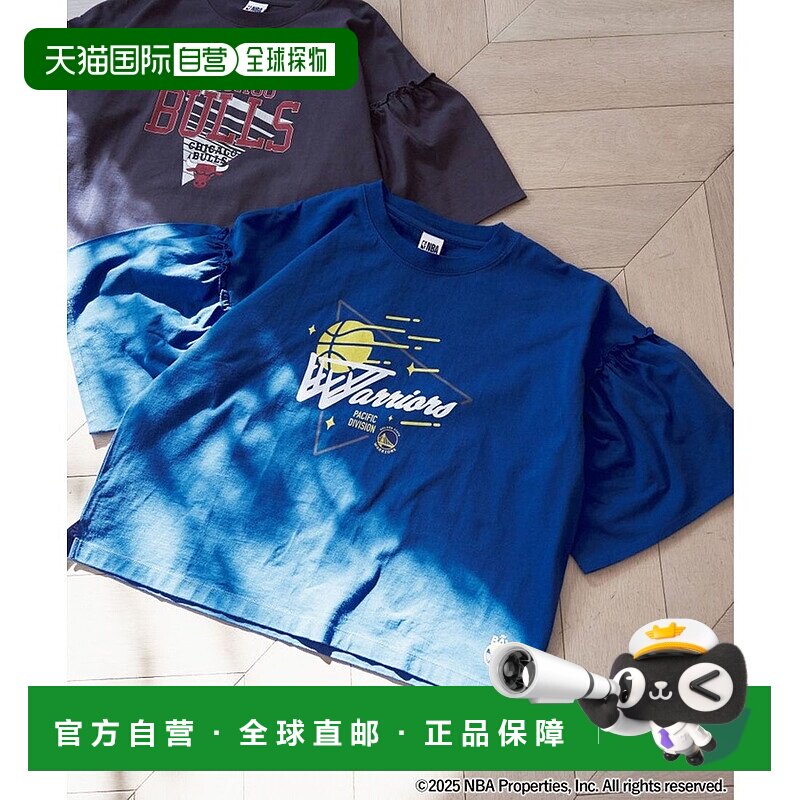 日本直邮coen NBA别注flare sleeve logo print T恤 [CO3322EW014