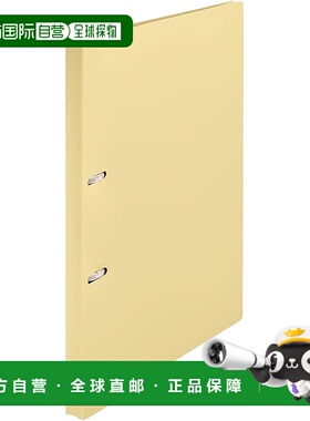 【日本直邮】LIHIT LAB 打印活页夹 A4 黄色 N3121-5