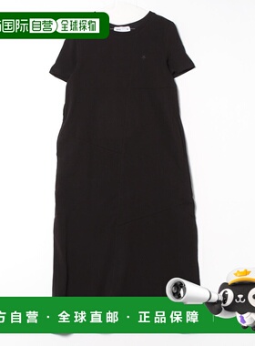 1h可退 日本直邮CONVERSE TOKYO 女士直筒开叉短袖连衣裙 A2851UA