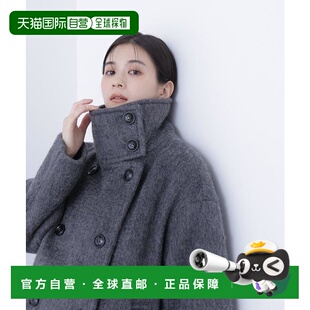 立领长毛中长款 1h可退 BASIC BEAUTY 大衣皮草 日本直邮NATURAL