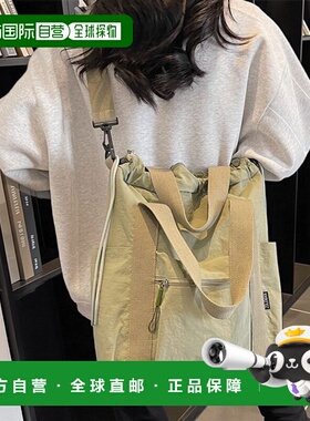 1h可退 日本直邮florge 男女同款 3WAY多功能尼龙托特后背包 可收