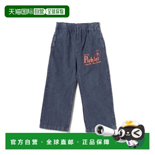 1h可退 日本直邮BOBO CHOSES 儿童 橘色狗狗印花棉质休闲裤(2-9