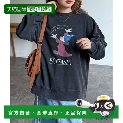 1h可退 日本直邮CPCM 女装 迪士尼联名 复古风 迷你米奇图案 卫衣