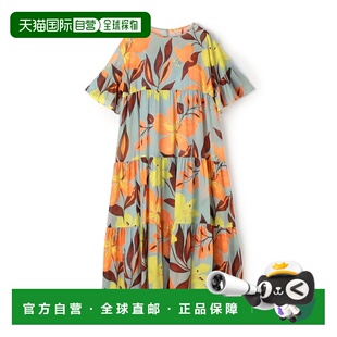 1h可退 日本直邮BALLSEY 女士花朵印花层叠连衣裙 11064106731