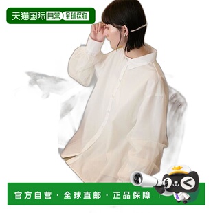 1h可退 日本直邮【forksy.】【场合适用】蕾丝拼接袖褶装饰衬衫