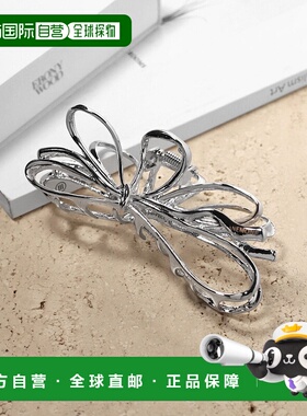 1h可退 日本直邮ANE MONE女装金属光泽感发夹 ribbon设计 DG55005