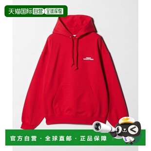 宽松棉质连帽卫衣 1h可退 男装 WEATHER 左胸logo印 日本直邮NICE