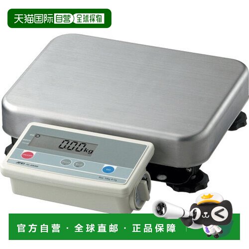 【日本直邮】A&D 数字台秤 FG-30KBM 银色 计量盘尺寸: