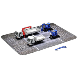 【日本直邮】卡车收藏公路轨道养护车组A场景制作模型用品314882