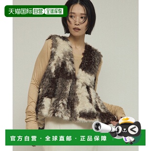 1h可退 日本直邮Firsthand 女装 仿皮草质感佩普勒姆剪裁背心 345