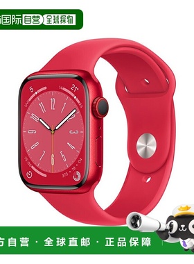 日本直邮Apple Watch Series 8 GPS + 蜂窝网络版45 毫米 LTE 红M