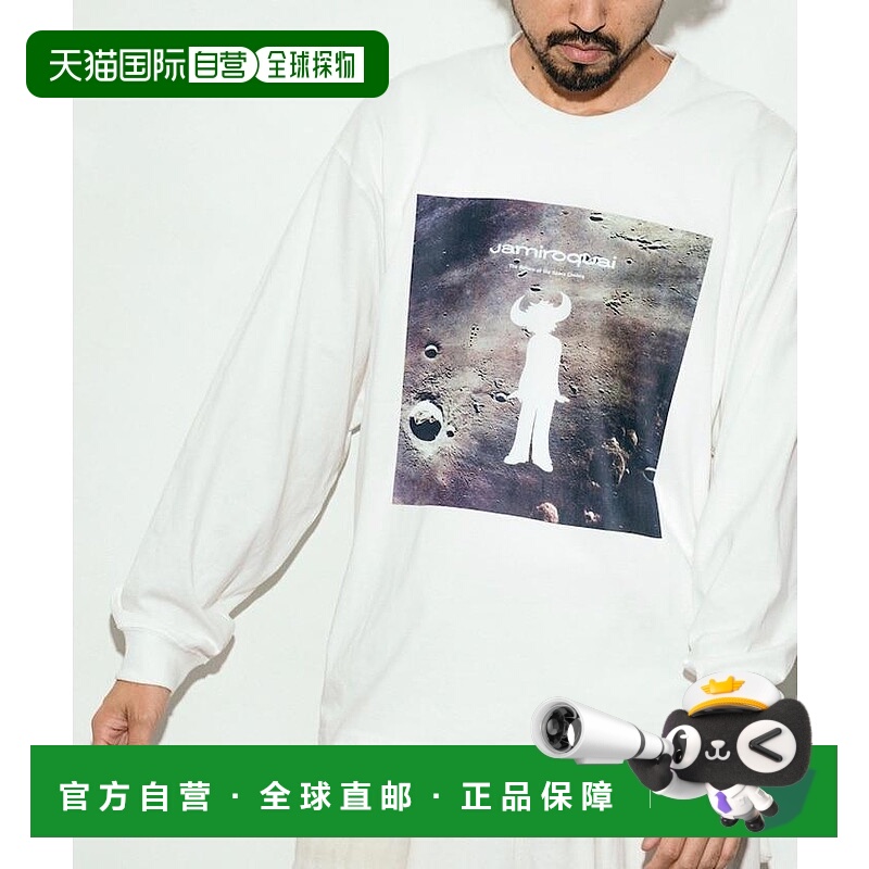 1h可退 日本直邮FREAK'S STORE 男士 档案灵感印花长袖T恤 102124