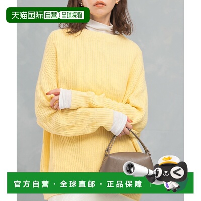 日本直邮自营 URBANRESEARCH女士毛衣圆领针织女装流行穿搭休闲高