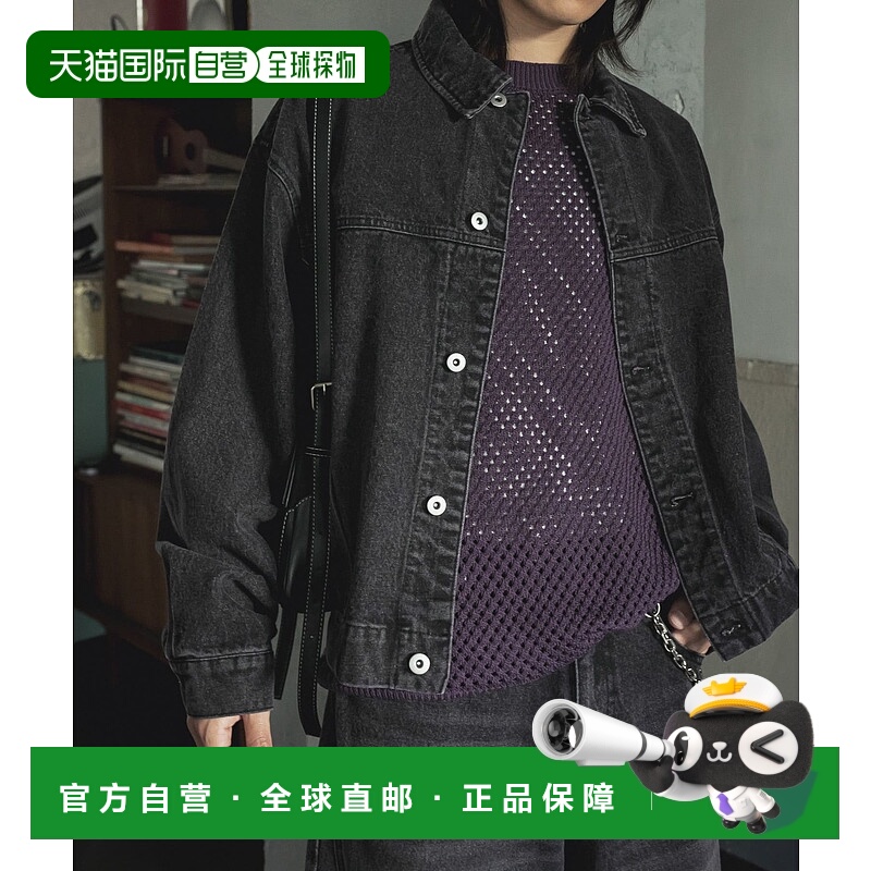1h可退 日本直邮SENSE OF PLACE男装宽松洗水彩色牛仔夹克 AA4617