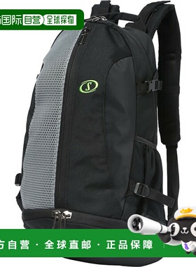日本直邮Spalding Cage Breeze 篮球背包（灰色和绿色）(40017GG)