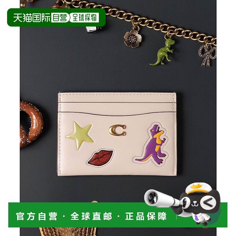 日本直邮COACH Essential 卡片套贴纸印花