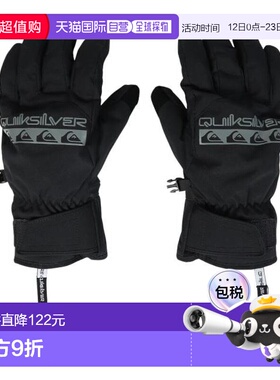 日本直邮Quiksilver CROSS手套 [25SNEQYHN03191KVJ0] 男女通用手